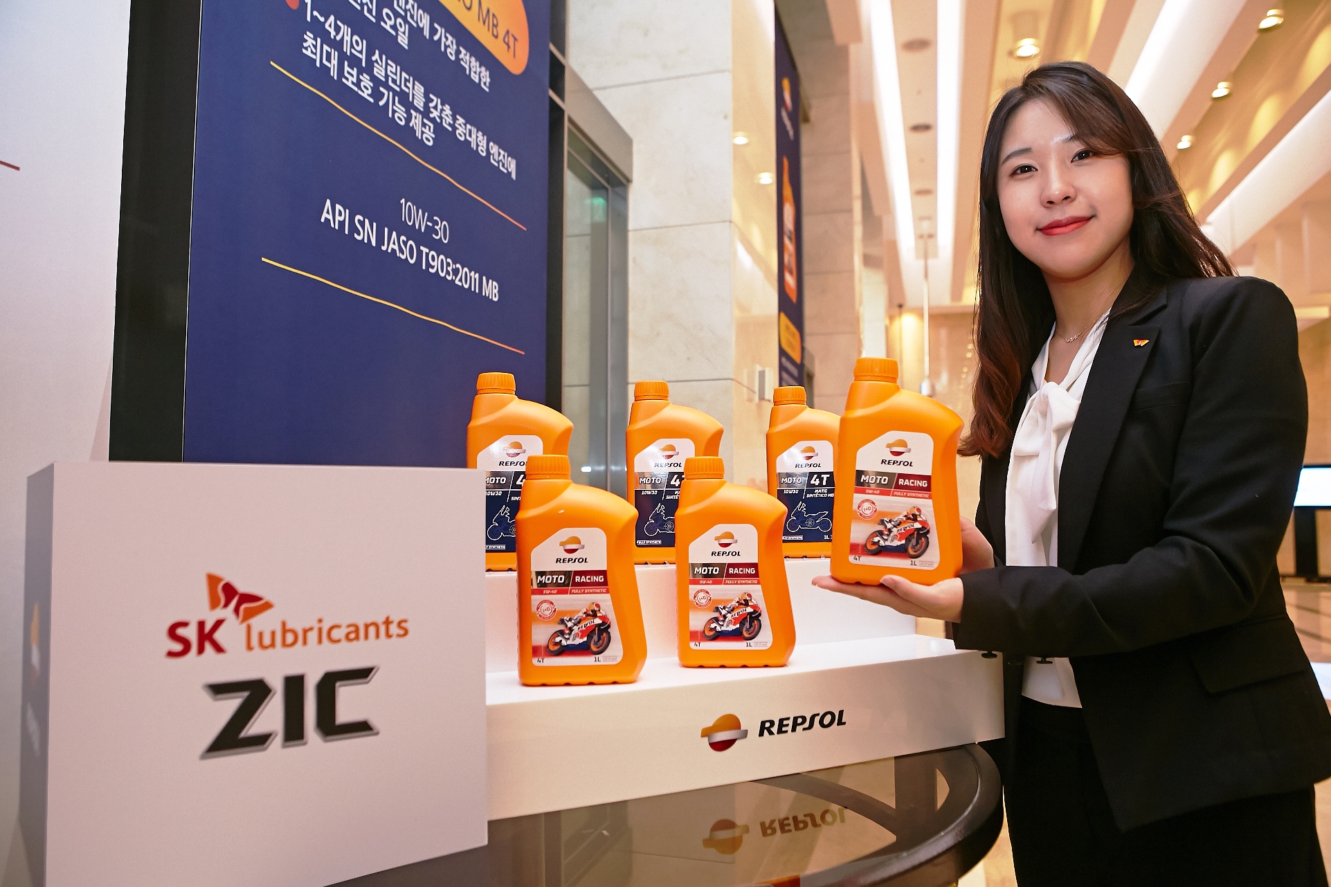 SK루브리컨츠, 렙솔社 오토바이용 엔진오일 제품 설명회 개최