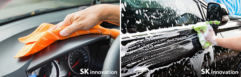 차량 내외부 세차하기