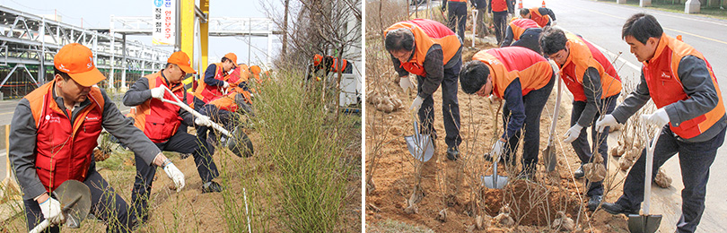 SK인천석유화학 노사, ‘1人 1 나무심기 캠페인’ 개최