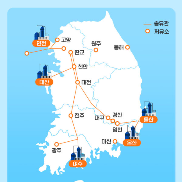 공장 내 송유관 길이가 지구에서 달까지 가는 거리 두 배?