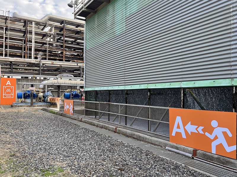 SK이노베이션 울산CLX 동력공장에 적용된 안전디자인/안전색채