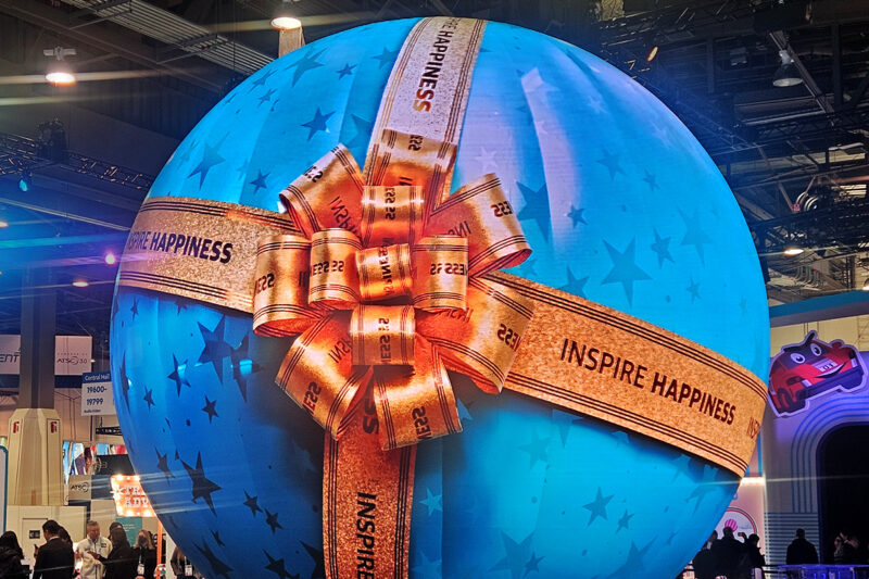 판타스틱 아일랜드 존의 랜드마크인 원더 글로브