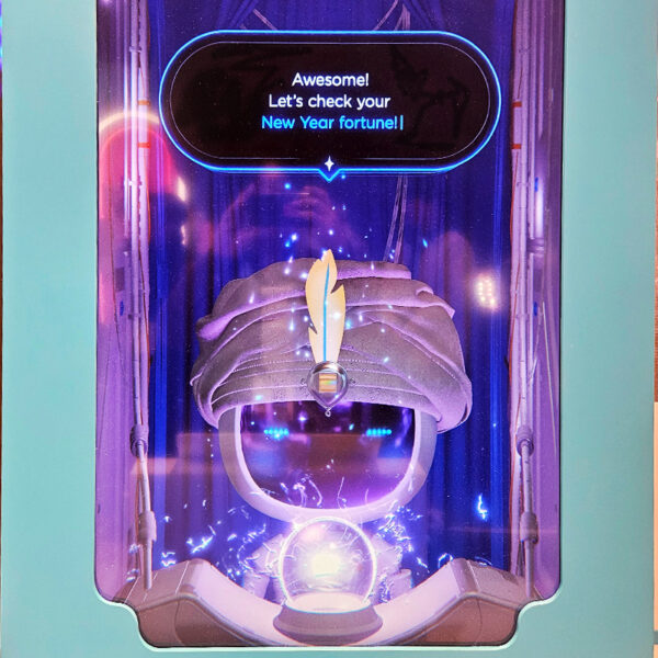 HBM 반도체가 결합한 포춘텔러 머신의 모습