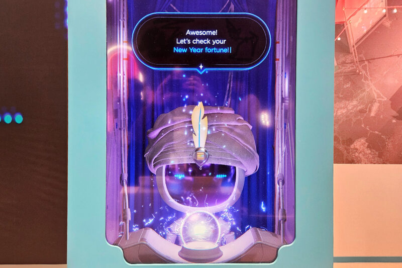 HBM 반도체가 결합한 포춘텔러 머신의 모습