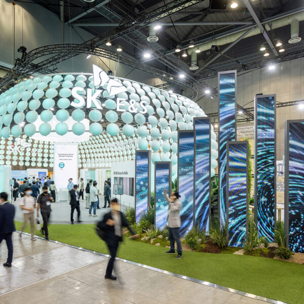 [사진] ‘iF 디자인 어워드 2023’ 본상 수상작인 SK E&S의 ‘H2 MEET 2022’ 전시관 전경