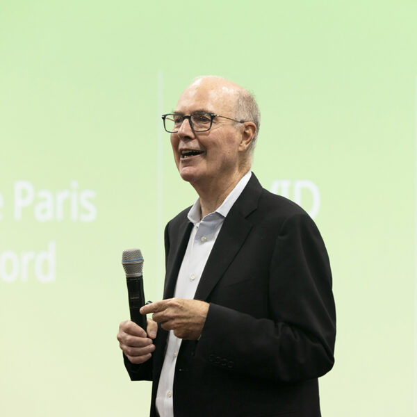 앤디 마시(Andy Marsh) 플러그파워 CEO(최고경영자)가 18일 서울 종로구 SK서린사옥에서 SK E&S 임직원이 참석한 가운데 특별강연을 하고 있다.