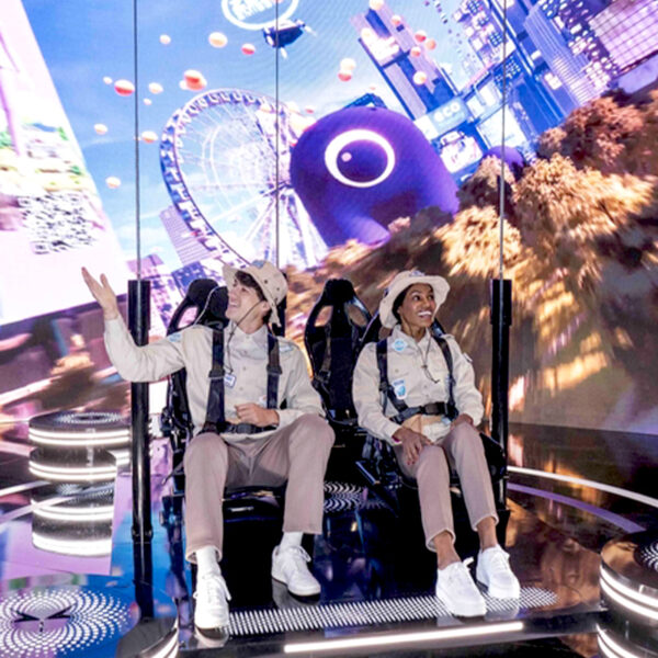 CES 2024 SK WONDERLAND 매직카펫의 모습(출처: SKT)