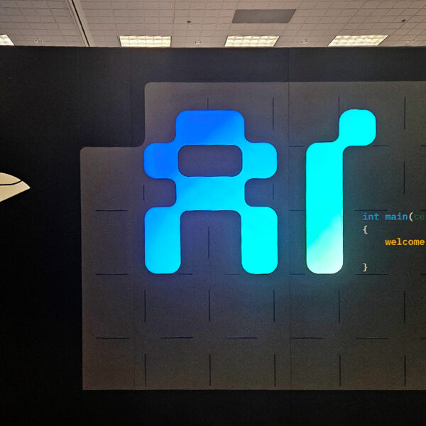 SK ICT 패밀리 데모룸 입구