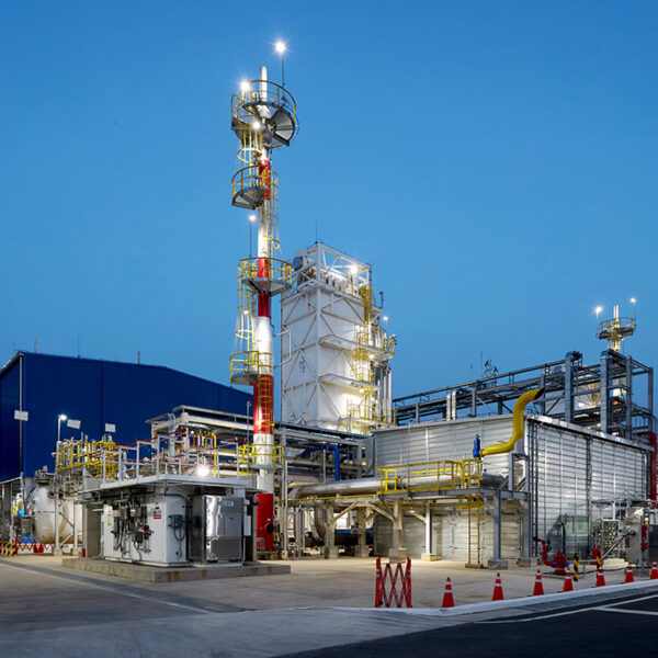 SK E&S 인천 액화수소플랜트 전경.