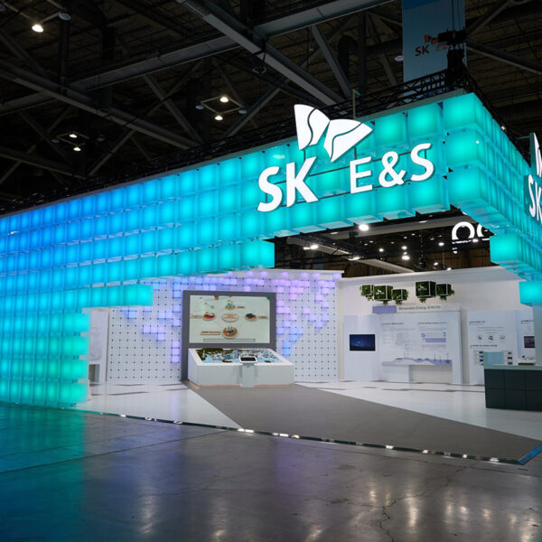 4~6일 부산 벡스코(BEXCO)에서 열리는 ‘2024 기후산업국제박람회(WCE)’ SK E&S 전시관 전경