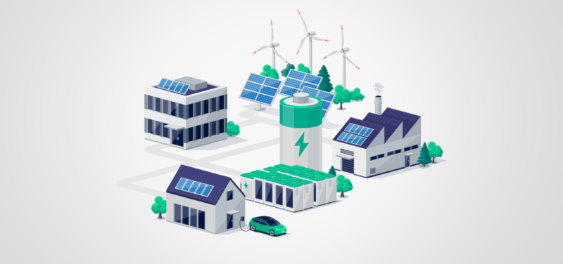 에너지솔루션 예시 일러스트