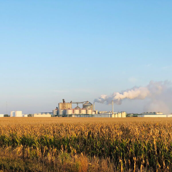 미국 중서부에 위치한 바이오에탄올 생산설비단지 전경