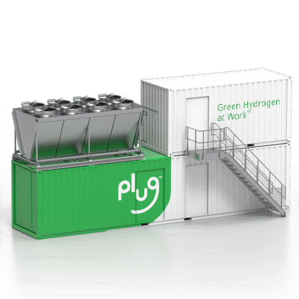 SK E&S와 합작법인을 설립한 미국 수소기업 ‘플러그파워(Plug Power)’의 1MW급 고분자전해질막(PEM) 방식 수전해 설비 이미지