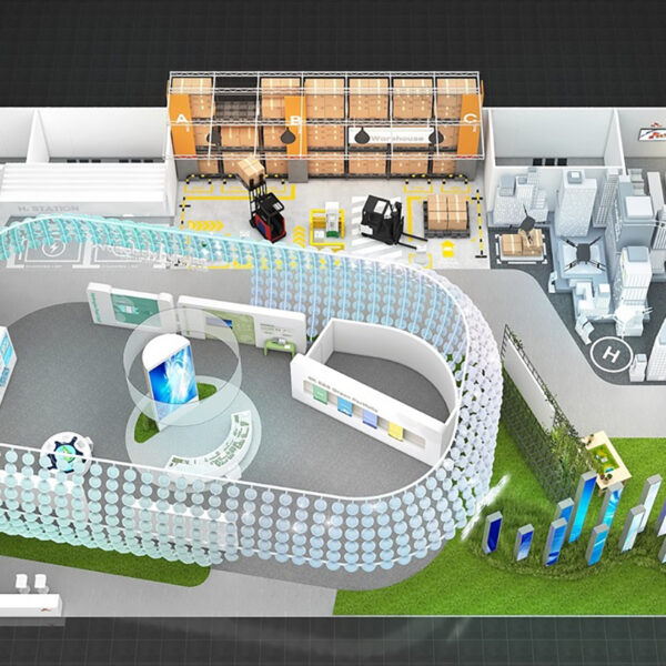 8월 31일 ~ 9월 3일 일산 킨텍스에서 열리는 ‘H2 MEET 2022′ SK E&S 전시관 이미지