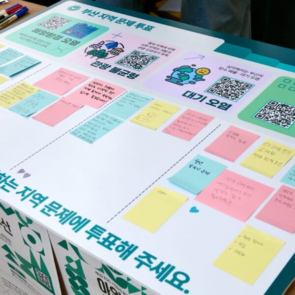 시민들이 참여한 '부산 사회문제 픽 투표'