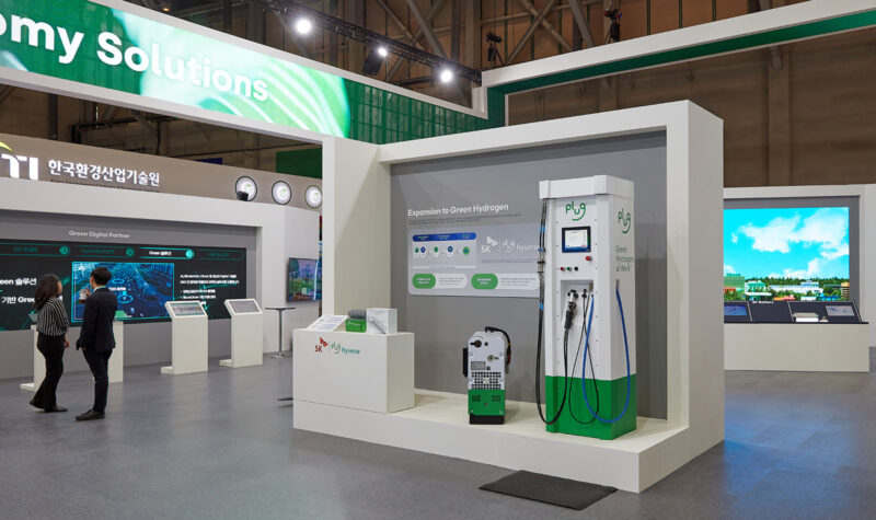 그린수소 생산을 위한 수전해 설비 및 수소연료전지, 수소충전기 