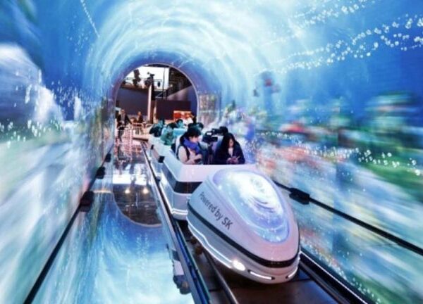 수소기차 내부의 모습