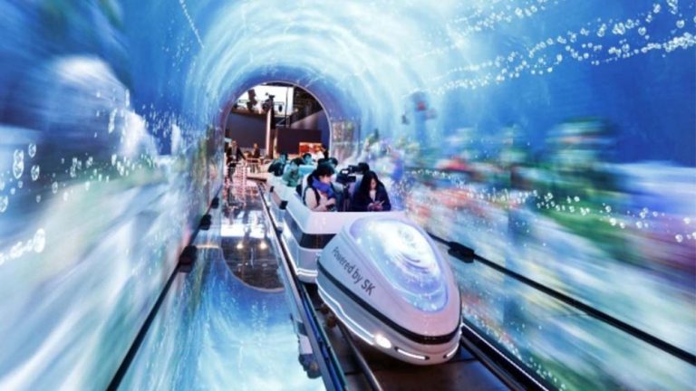 수소기차 내부의 모습