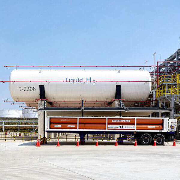 인천 액화수소플랜트 내 저장설비 모습