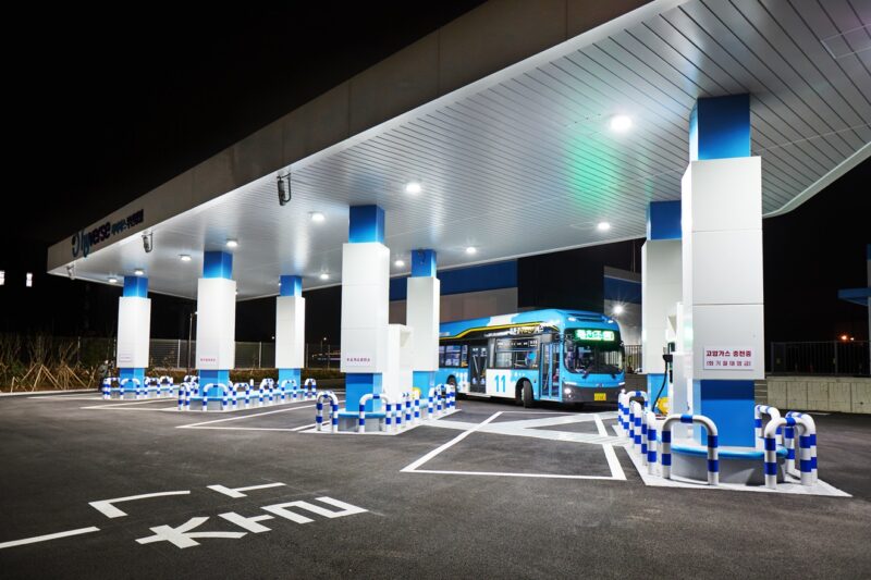 부산장림 액화수소 충전소 전경