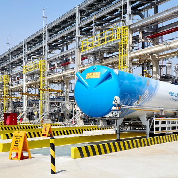 인천 액화수소플랜트 출하설비 전경