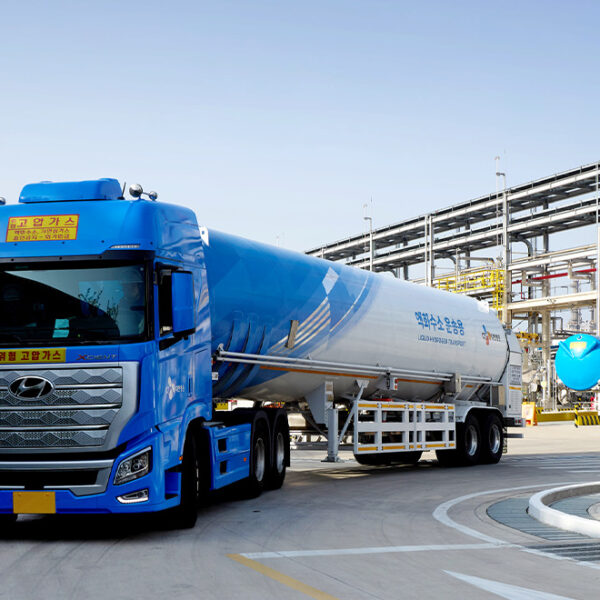 인천 액화수소플랜트 액화수소 출하 모습