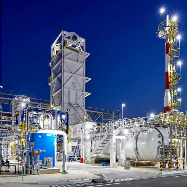 인천 액화수소플랜트 내 액화설비 모습