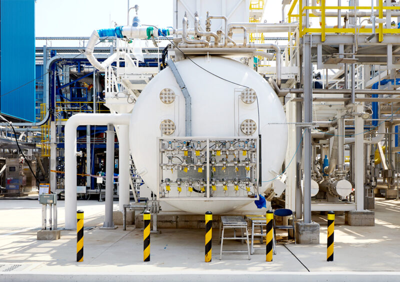 인천 액화수소플랜트 내 액화설비 모습