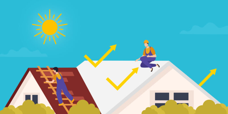 열섬 현상 예시 이미지