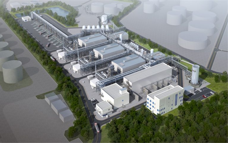 SK E&S 인천 액화수소 플랜트 조감도
