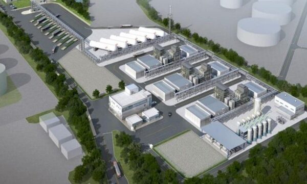 2024년 상업 운전 예정인 인천 액화수소 플랜트 조감도